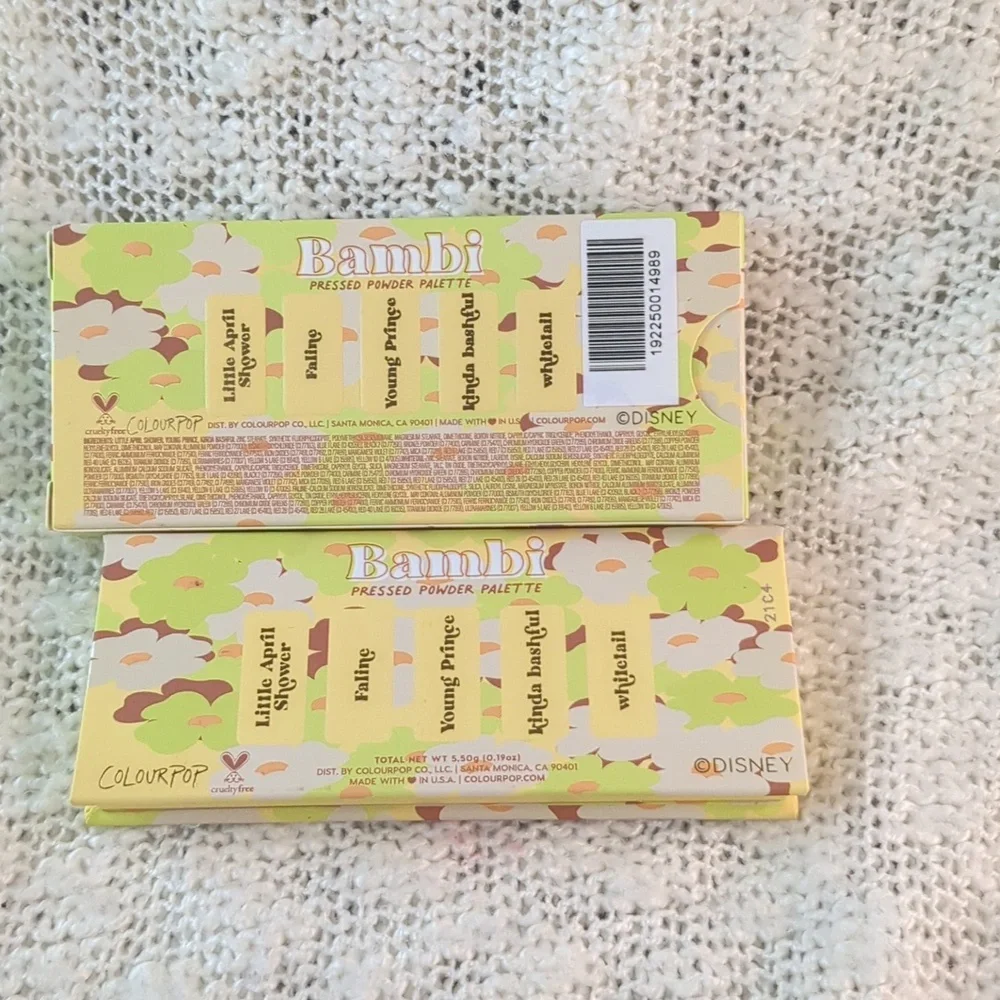 Colourpop Disney Bambi Pressed Powder Palette in Bambi, 5.5g/0.19oz